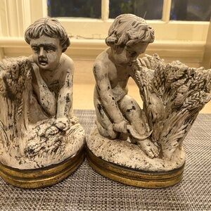 Borghese vintage bookends.